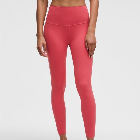 lululemon athletica Pants - Lululemon Align High Rise 25” Leggings Size 6 Desert Red
